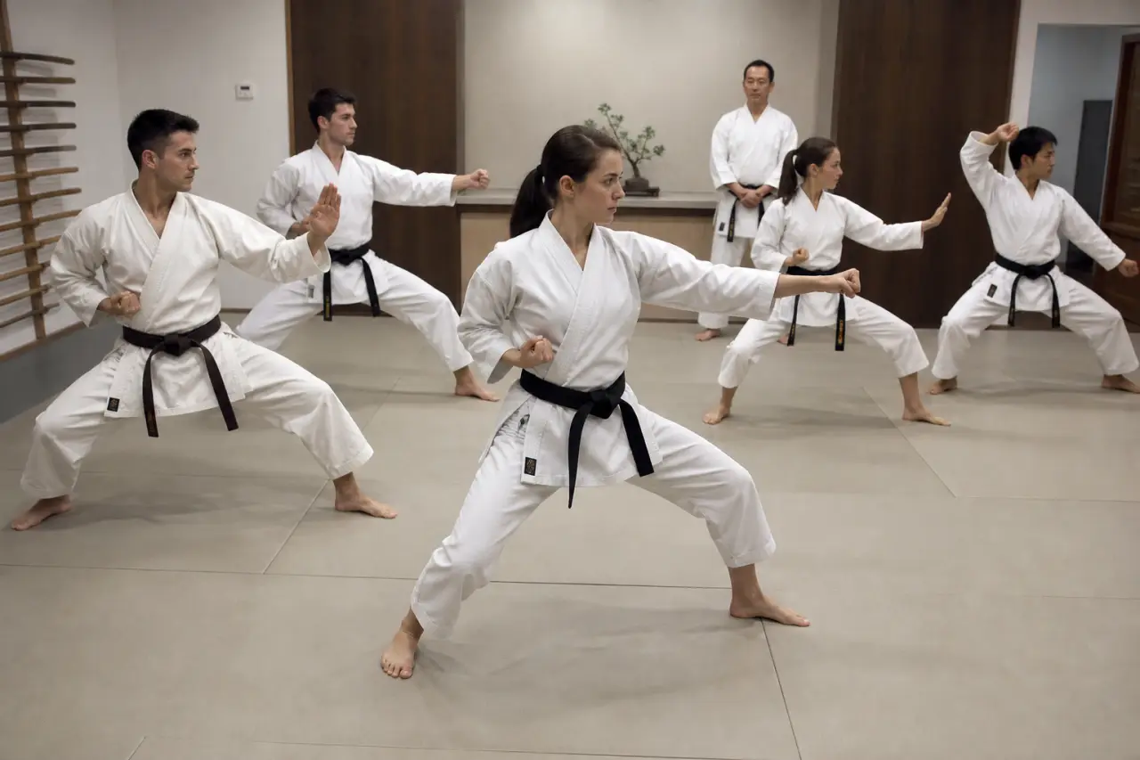 Karaté Shotokan : 6 kata de base, positions basses et passage de grade