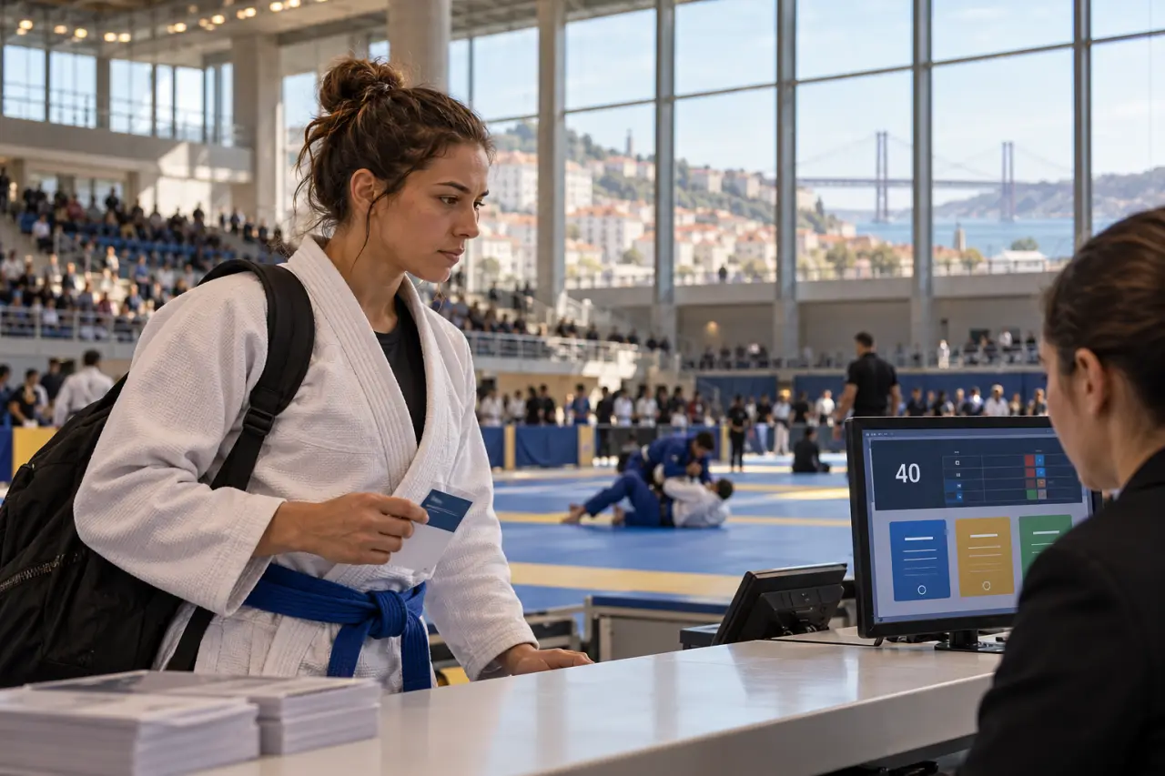 Championnat d'Europe JJB 2026 à Lisbonne : 40 points, 3 tarifs et l'adhésion qui peut tout bloquer