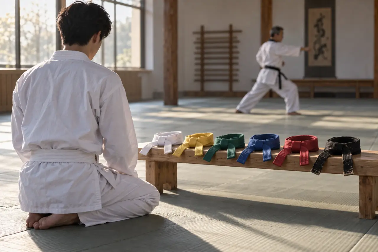 Ceinture en taekwondo : ordre des grades, symbolique et réalité de la progression