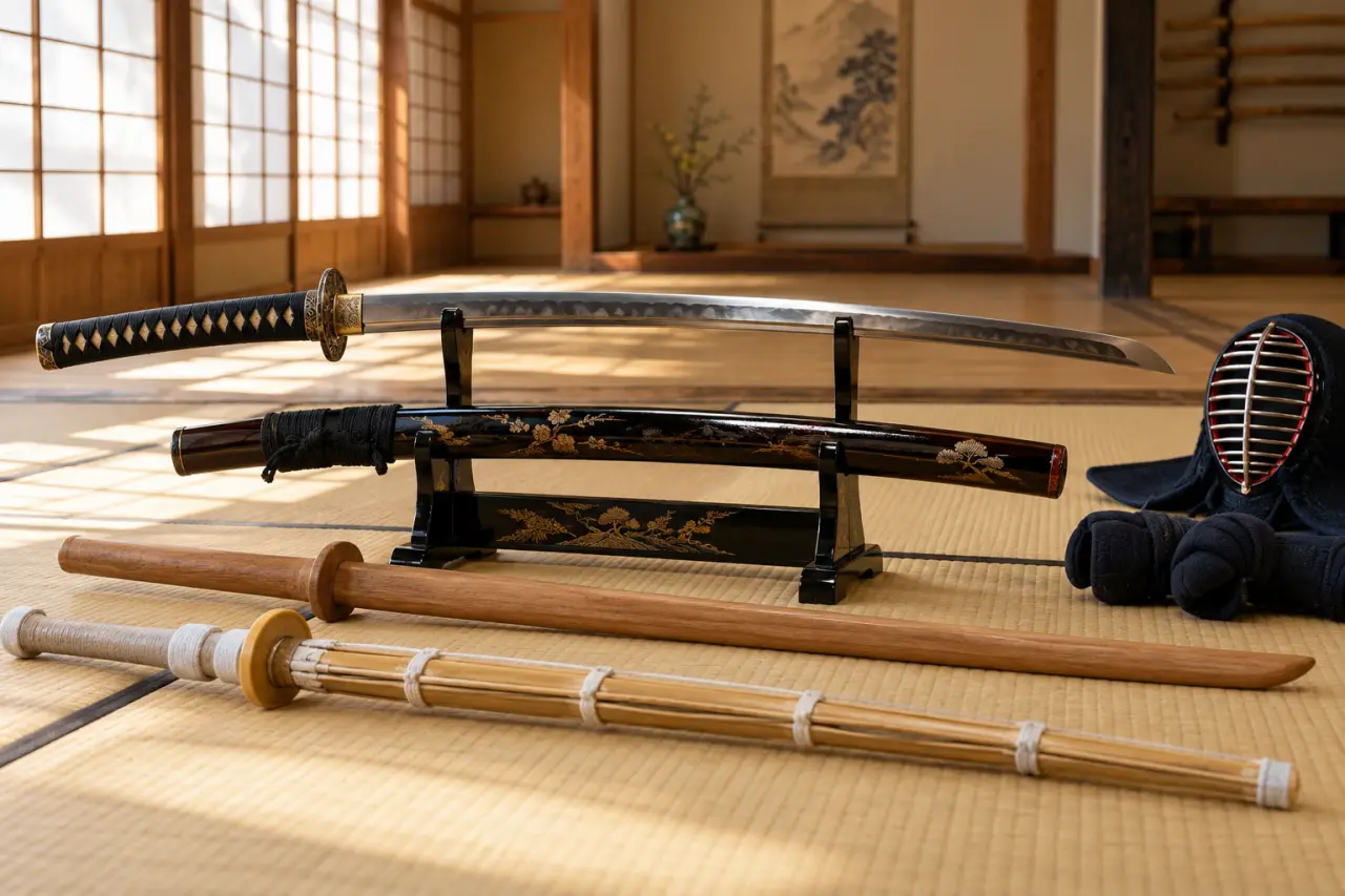 Armes japonaises : ne confondez plus sabre de collection et arme d’entraînement