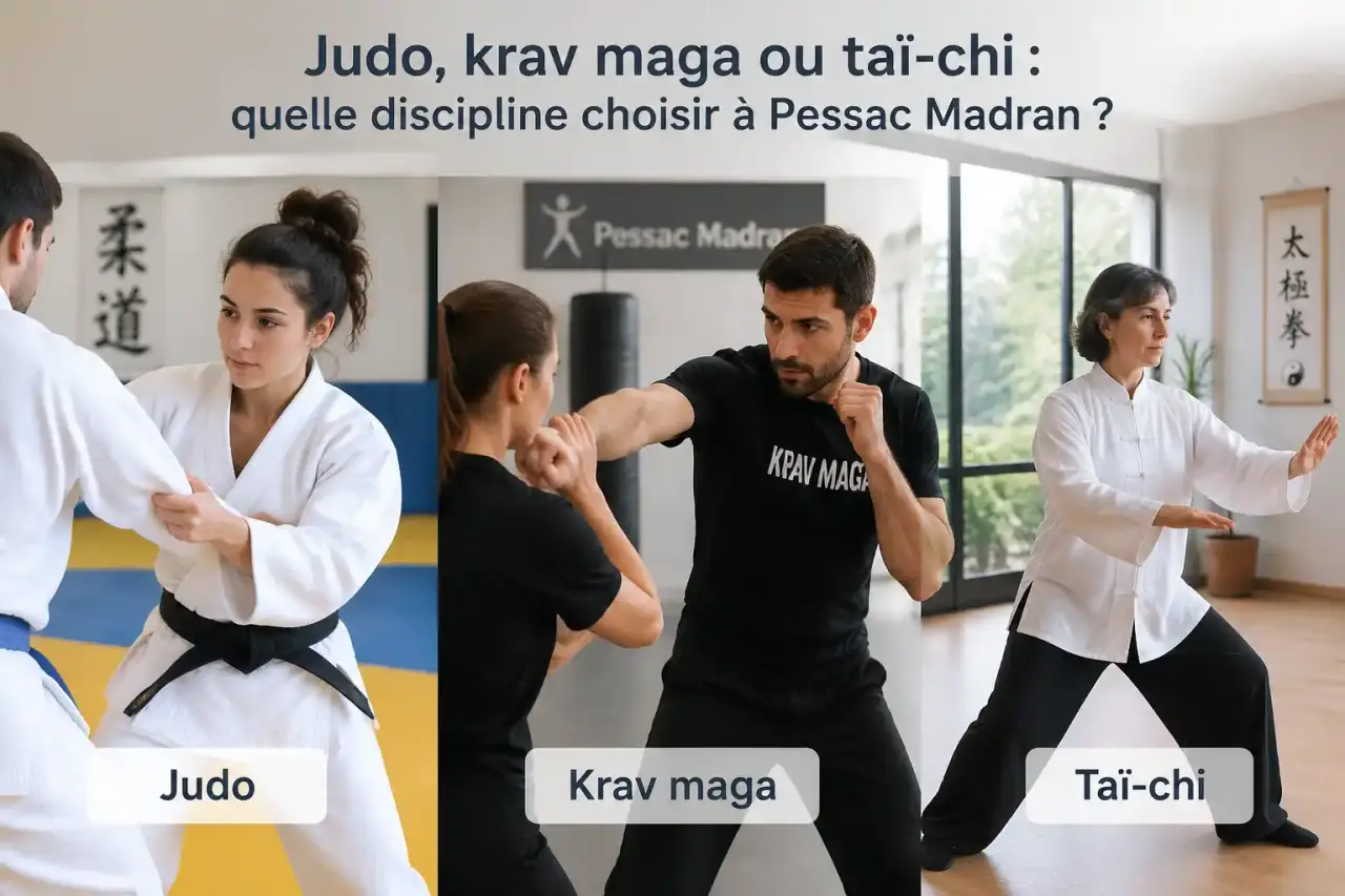 Judo, krav maga ou taï-chi : quelle discipline choisir à Pessac Madran ?