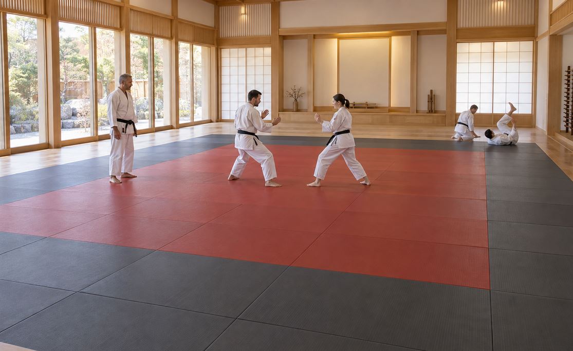Aménager un dojo : comment choisir un tatami cohérent avec sa pratique ?