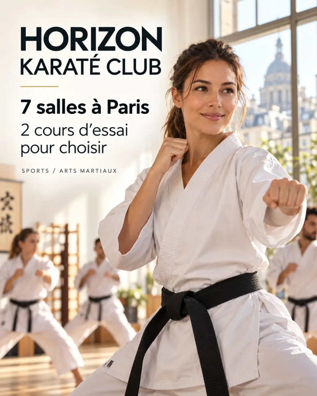 Horizon Karaté Club : 7 salles à Paris et 2 cours d’essai pour choisir