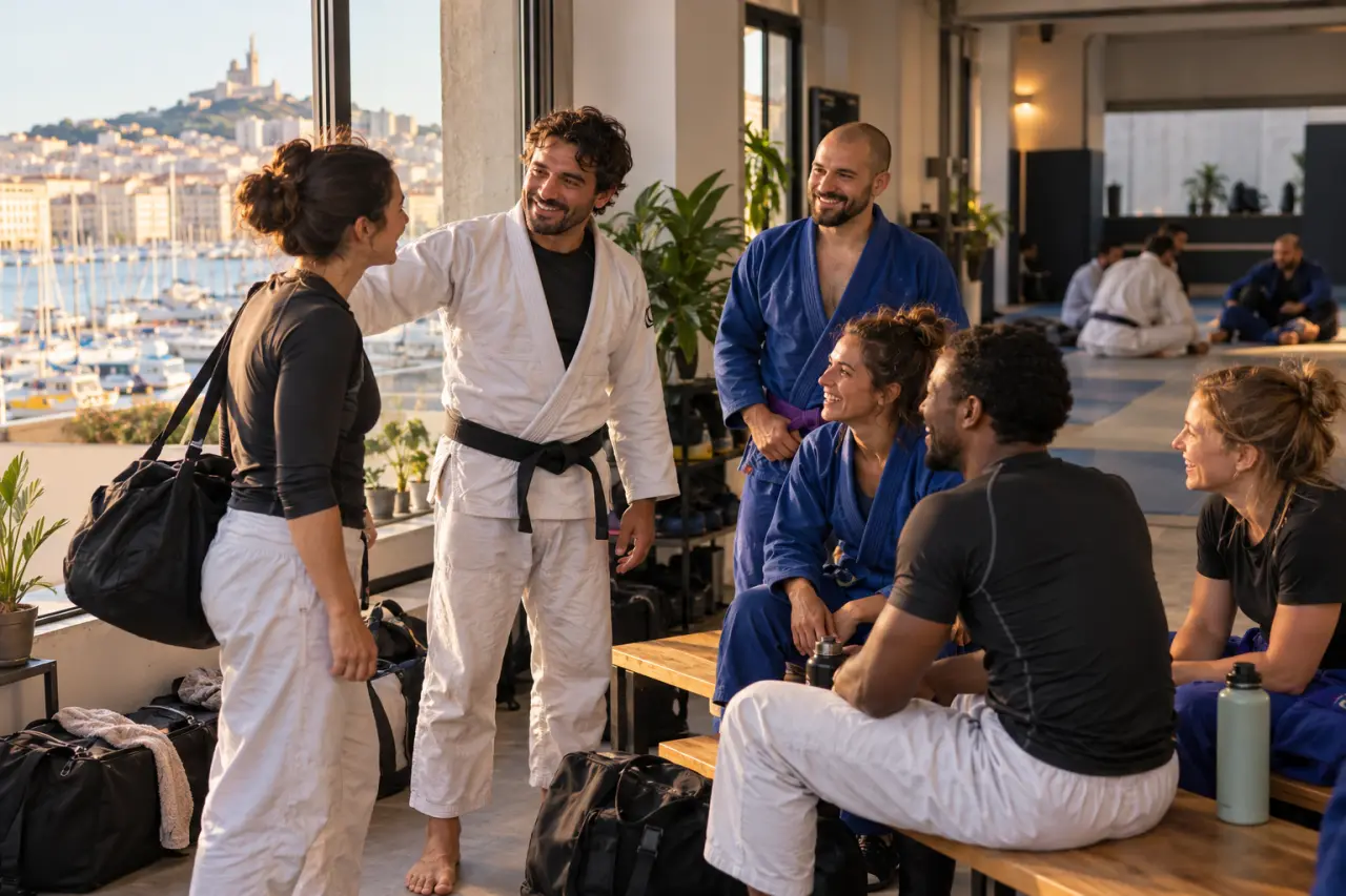 Jiu-jitsu à Marseille : le bon club se choisit aussi hors du tatami
