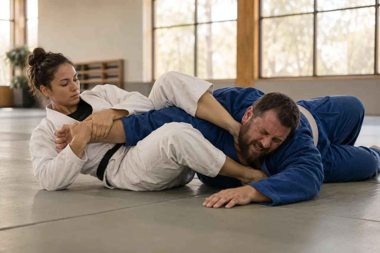 Sport JJB : la technique au sol face à la force brute