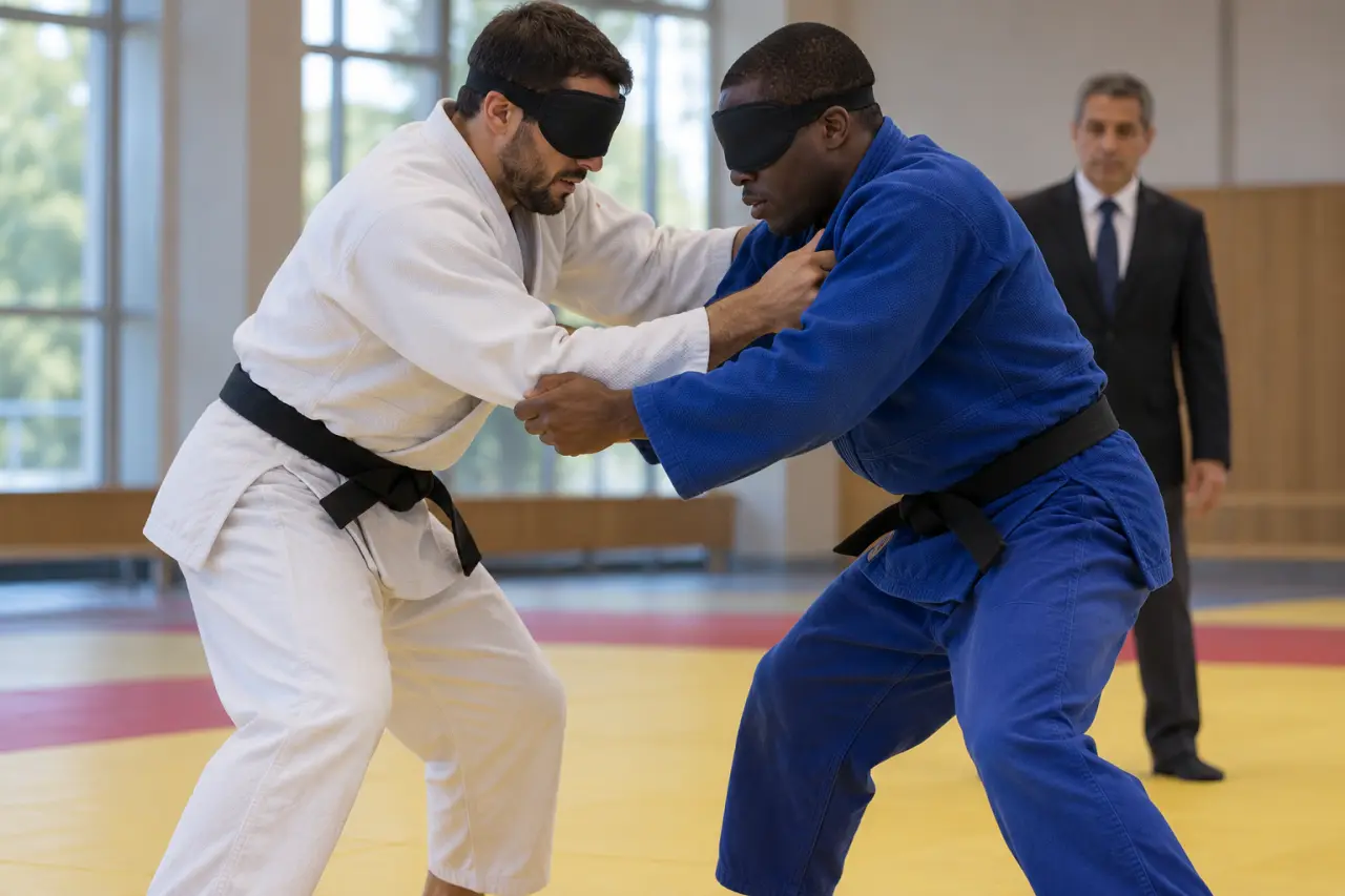 Le judo aveugle repose sur le contact, la technique et des règles adaptées