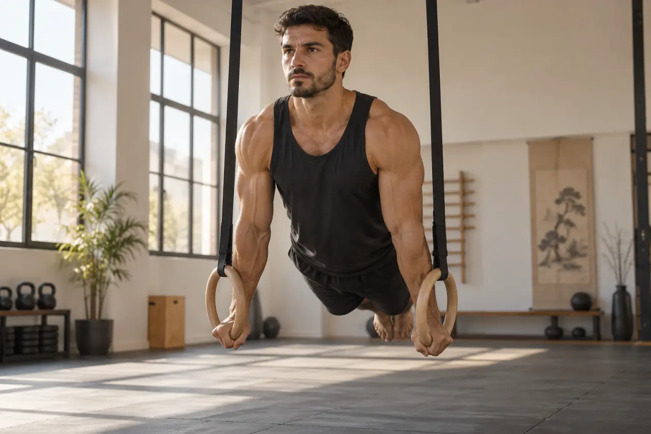Musculation aux anneaux : la stabilité qui renforce chaque mouvement